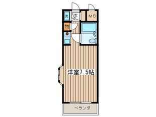 マンション五十嵐の物件間取画像